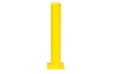 Rammschutz-Poller 219x4,5x1000 mm. auf Betonboden gelb schwarz